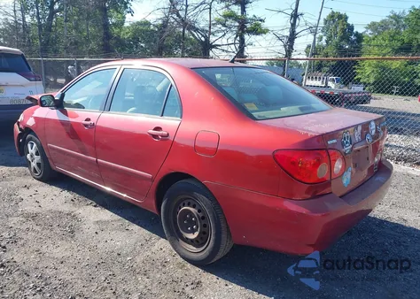 2007 Toyota Corolla Le z USA, uszkodzony, nr VIN 2T1BR32E87C853707